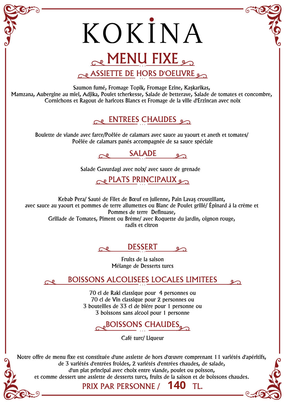 Kokina Restaurant & Cafe Bar